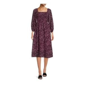 beach lunch lounge linen dress Linen Midi Summer Open Back Dress Anne – Old Linen Mill main image 1